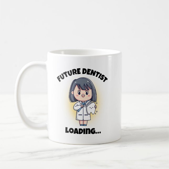 CANECA DE CAFÉ PARA FUTURO DENTISTA (Esquerda)