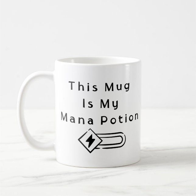 Caneca de Café para Gamer Minimalista  (Esquerda)