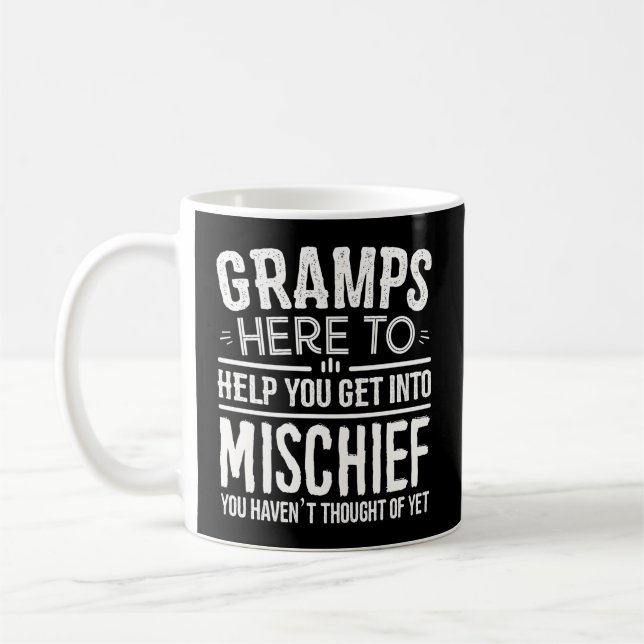 Caneca De Café Para Grampos De Avós, Mischefe De Grampos (Esquerda)