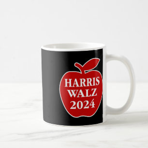 Caneca De Café Para Harris Walz 2024 De Volta À Escola