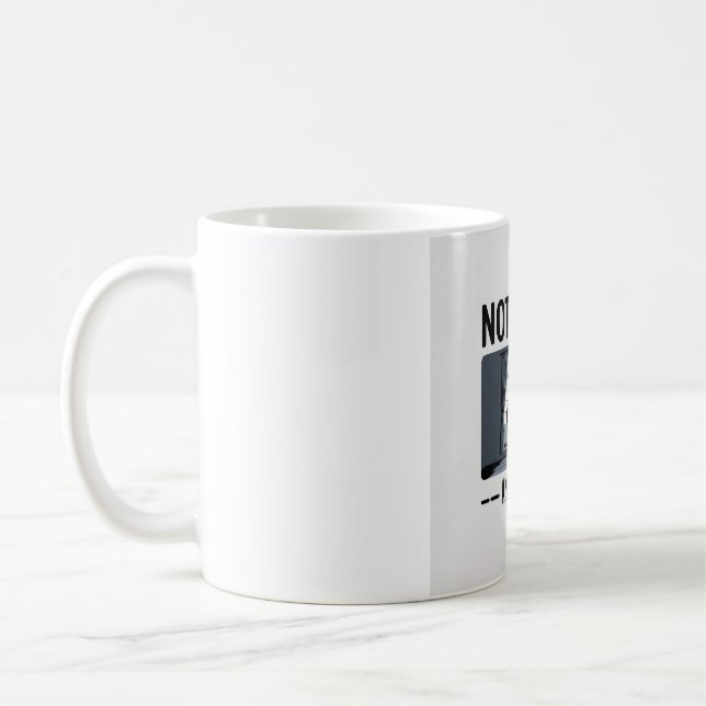 Caneca de Café para Introvertido Engraçado — Prese (Esquerda)