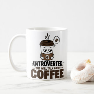 Caneca de café para introvertido engraçado Present