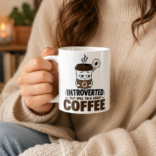 Caneca de Café para Introvertido Engraçado Present