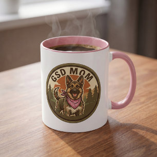 Caneca de Café para Mãe de Pastor Alemão Present