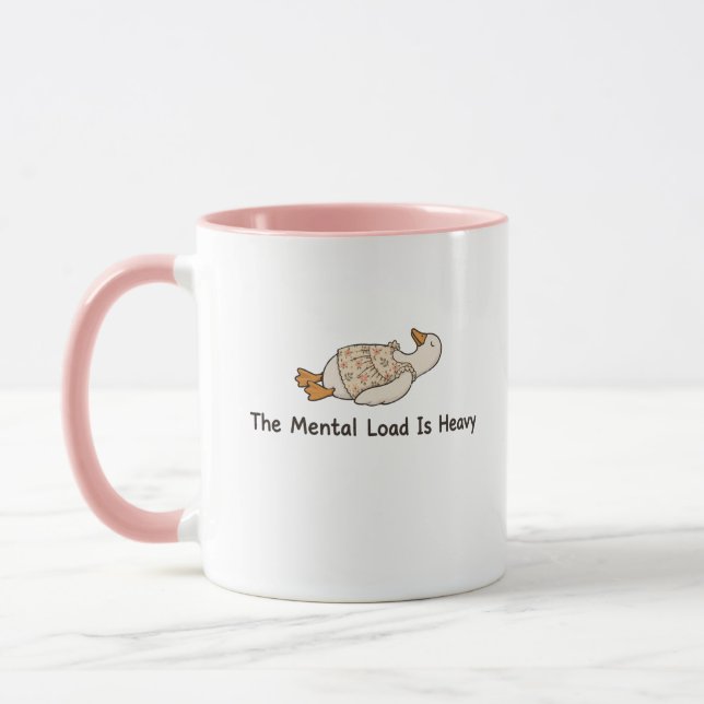 Caneca de Café para Mãe Engraçada Superestimulação (Esquerda)