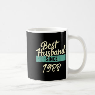 Caneca De Café Para Marido Desde 1988 Aniversário Maridos