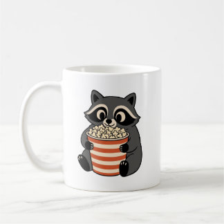 Caneca de Café para Noite de Filme com Guaxinim Fo