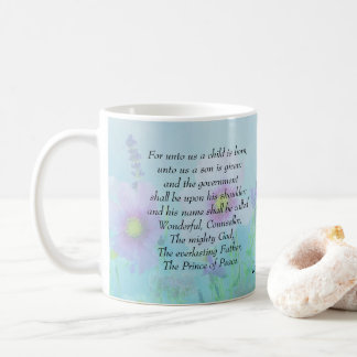 Caneca De Café Para nós uma criança é Nascer, Isaías 9:6