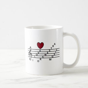 Caneca De Café Para o amante da música da orquestra
