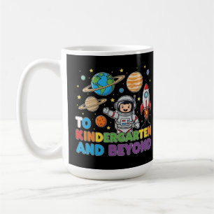Caneca De Café Para o jardim de infância e além dos astronautas