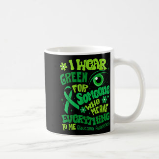 Caneca De Café Para o Mês de Conscientização do Glaucoma Verde Op