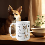 Caneca De Café Para o meu servo humano Engraçado Dog Gift Corgi L<br><div class="desc">Este design pode ser personalizado na área fornecida pela alteração da foto e/ou do texto. Ou pode ser personalizado clicando em Personalizar este Modelo e, em seguida, escolhendo o clique para personalizar mais a opção e excluir ou alterar a cor do plano de fundo, adicionar texto, alterar a cor ou...</div>