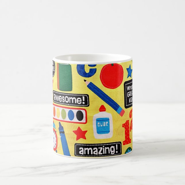 Caneca de Café para Professores com Materiais Esco (Centro)