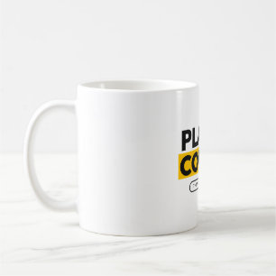 Caneca de café para professores engraçados com pla