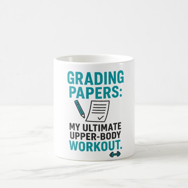 Caneca de Café para Professores Engraçados – "Corr (Centro)