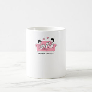 Caneca De Café Para sempre Mug - Presente e Amor do Casal Românti