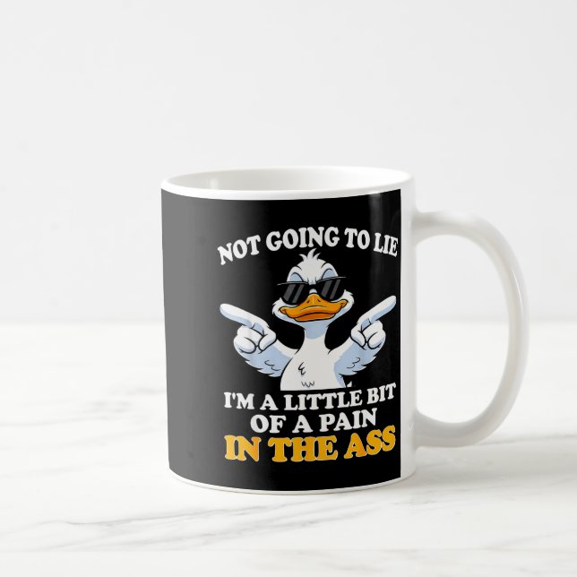 Caneca De Café Para ser honesto, sou um pouco chato (Direita)