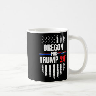 Caneca De Café Para Trump 2024 American Flag