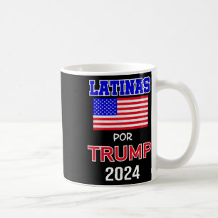 Caneca De Café Para Trump 2024 Pro Trump Gift - Latinas Por Trump