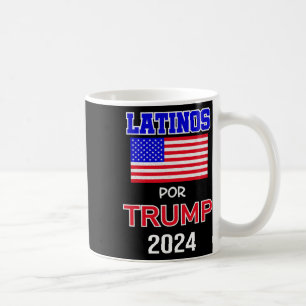 Caneca De Café Para Trump 2024 Pro Trump Gift - Latinos Por Trump