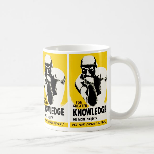 Caneca De Café Para um maior conhecimento (Direita)