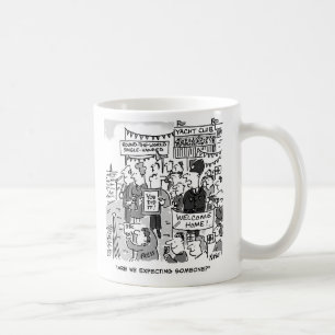 Caneca De Café Para um marinheiro. Arredondar o Ihterreiro Mundia