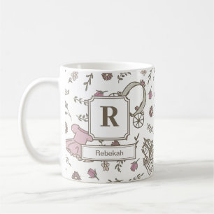 Caneca De Café Para um Monograma de Princesa
