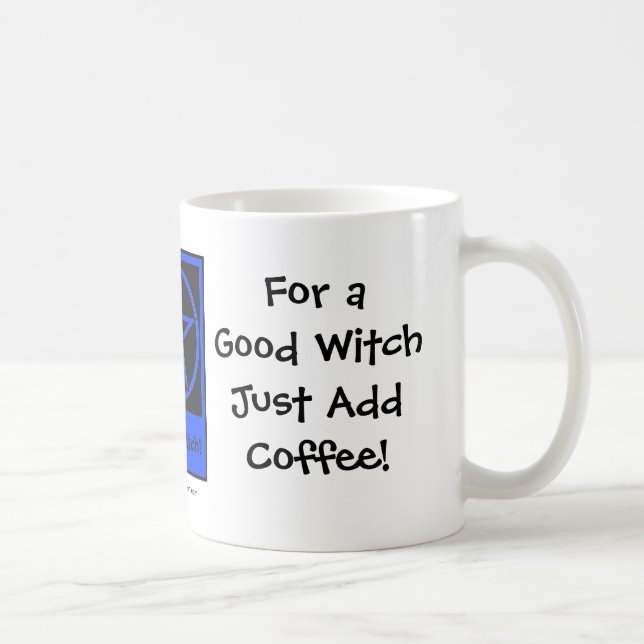 Caneca De Café Para uma boa bruxa, adicione café, café, viciados  (Direita)