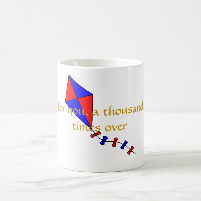 Caneca De Café Para você, mil vezes sobre (Centro)