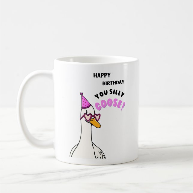 Caneca De Café Parabéns, Bobo Ganso (Esquerda)