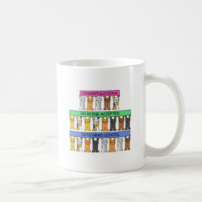 Caneca De Café Parabéns de Aceitação Escolar Formandos (Direita)