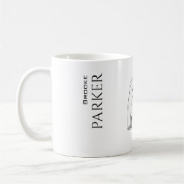 Caneca De Café Parabéns de Cerimônia de Casaco Branco