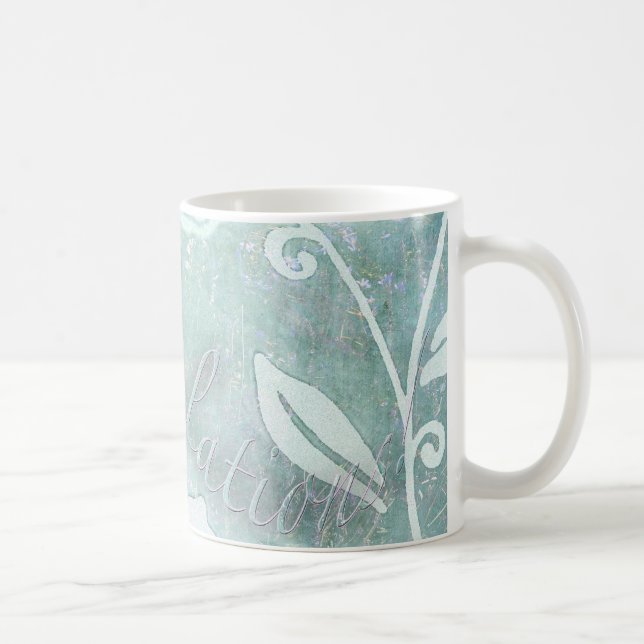 Caneca De Café Parabéns de foco suave (Direita)