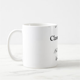 Caneca De Café Parabéns de graduação simples, adicionar classes m