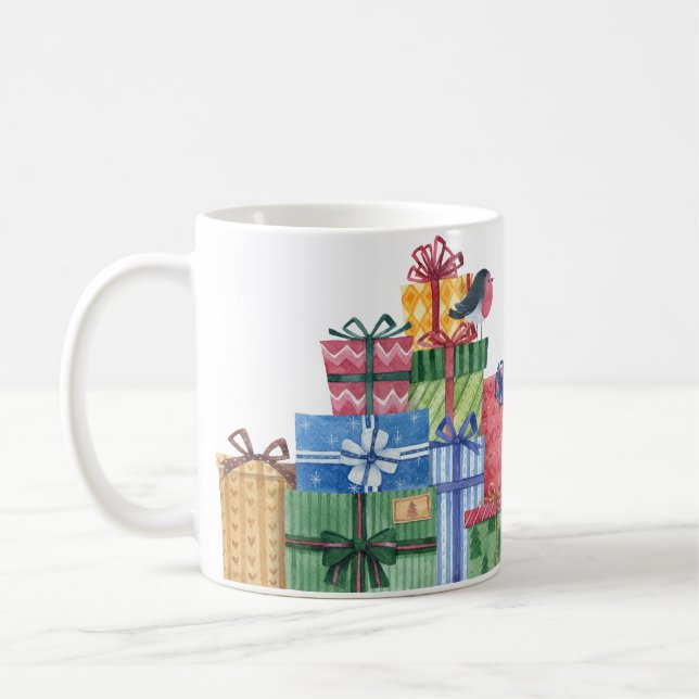 Caneca De Café Parabéns de Mug Feliz Aniversário Personalizado (Esquerda)