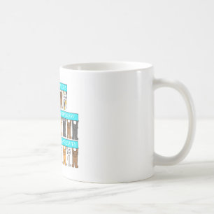 Caneca De Café Parabéns do aniversário do trabalho de 20 anos