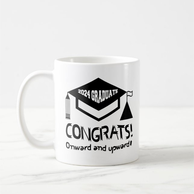 Caneca De Café Parabéns, Formando 2024! (Esquerda)