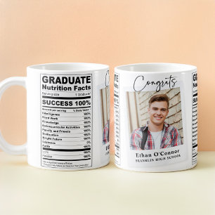 Caneca De Café Parabéns Formando Moderno Graduação Engraçado