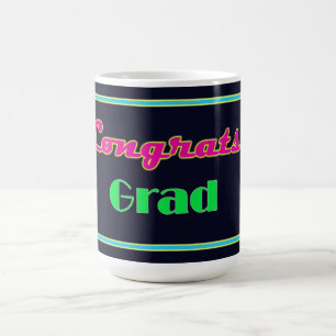 Caneca De Café Parabéns, Formando Neon Letters