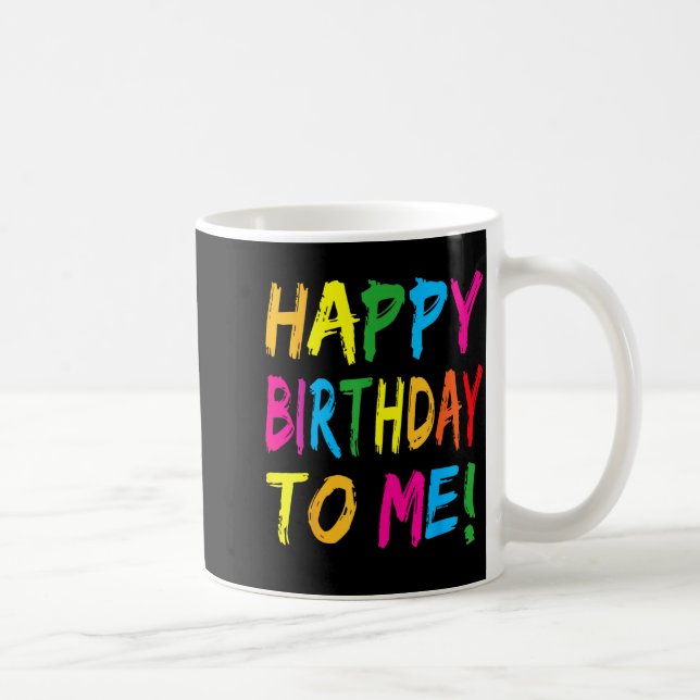 Caneca De Café Parabéns para mim Festa de Aniversário (Direita)