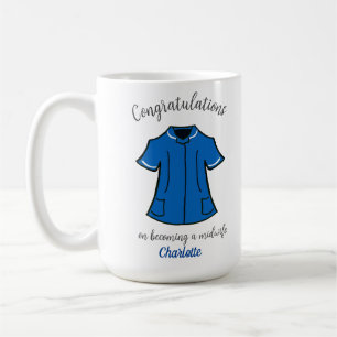 Caneca De Café Parabéns para se tornar parteira