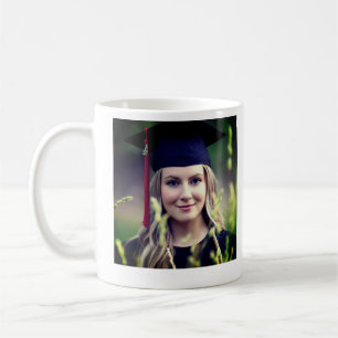 Caneca De Café Parabéns pela formatura adicionar nome foto cidade