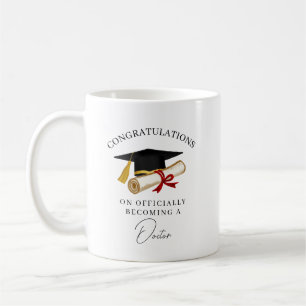 Caneca De Café Parabéns pela Formatura em Medicina