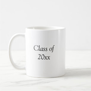 Caneca De Café Parabéns pela formatura turma de 20xx adicionar no