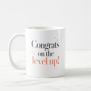 Caneca De Café Parabéns pelo Level Up