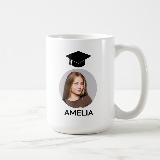 Caneca De Café Parabéns pelo presente de formatura comemorativo (Direita)