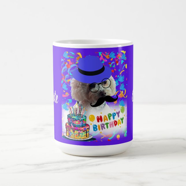 Caneca De Café Parabéns Poodle Coffee Mug (Centro)