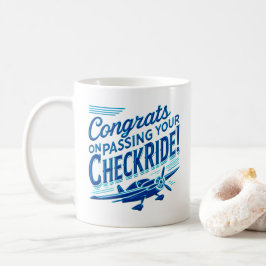 Caneca De Café Parabéns por ter passado o cheque!