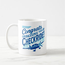 Caneca De Café Parabéns por ter passado o cheque!