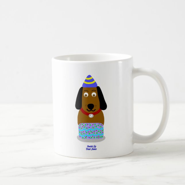 Caneca De Café Parabéns Pup Coffee Mug (Direita)